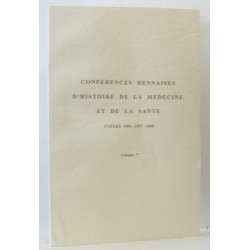 Conférences rennaises d'histoire de la médecine et de la santé...