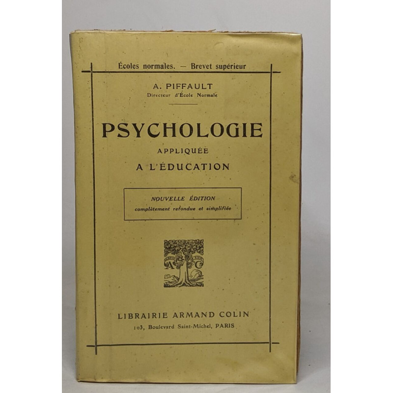 Psychologie appliquée à l'éducation