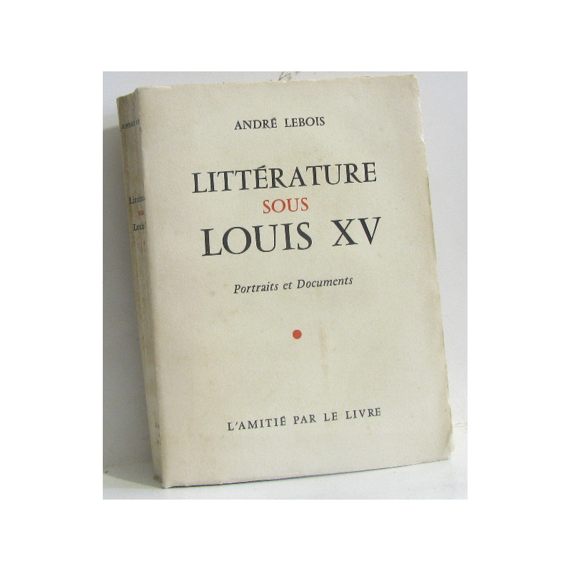 Littérature sous louis XV