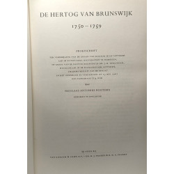 De Hertog van Brunswijk 1750-1759 --- proefschrift
