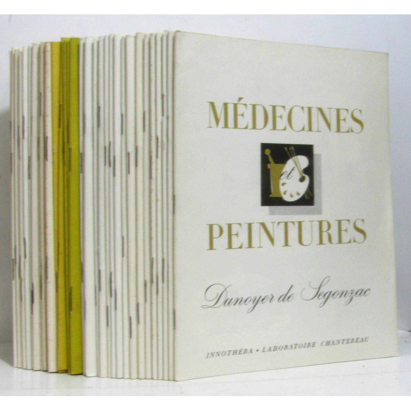 Médecines et peintures ensemble de 35 livrets (du n°62 au n°98...
