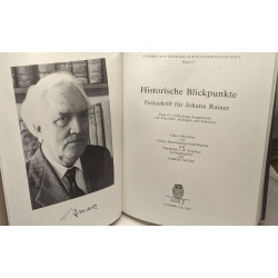 Historische Blickpunkte. Festschrift für Johann Rainer zum 65....