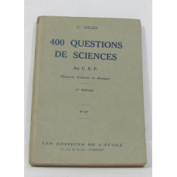 400 questions de sciences au c.e.p