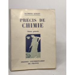 Précis de chimie: tome I chimie générale / tome III chimie organique