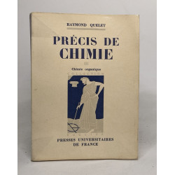 Précis de chimie: tome I chimie générale / tome III chimie organique