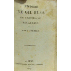 Histoire de Gil Blas de Santillane - complet en deux volumes du...