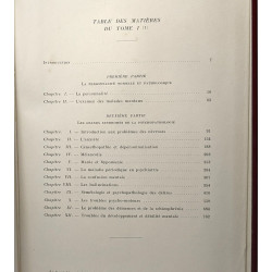 TRAITÉ DE PSYCHIATRIE Tome I Séméiologie et Psychhopathologie