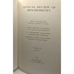 Annual review of biochemistry - volume 35 Part I et II