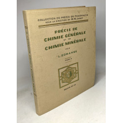 Précis de chimie générale et de chimie minérale - TOME 1 (4e éd/...