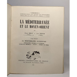 Orbis - la méditerranée et le moyen-orient - tome premier la...