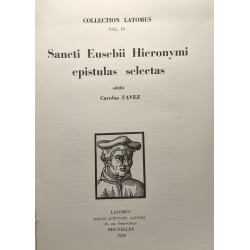 Sancti Eusebii Hieronymi epistulas selectas - COLLECTION LATOMUS...
