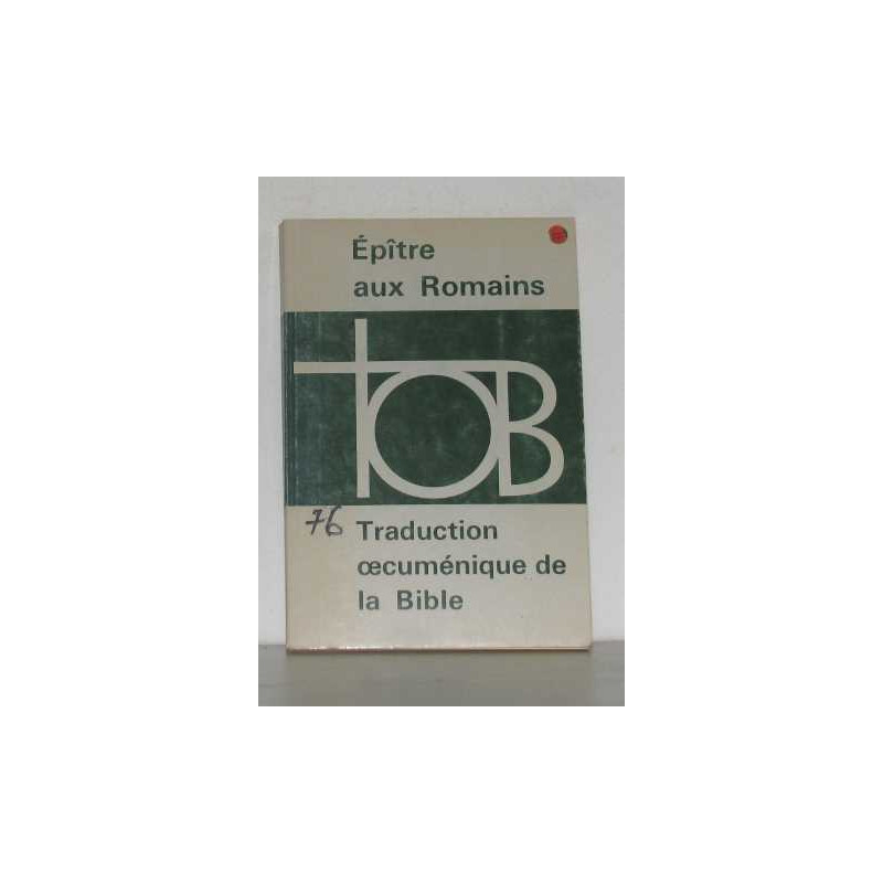Épître aux romains tob