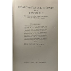 Essai d'analyse littéraire de la pastorale dans les littératures...