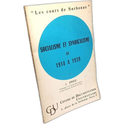 Socialisme et Syndicalisme