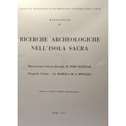Ricerche archeologiche nell'isola sacra - Monografie II - istituto...