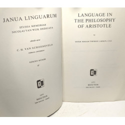 Language in the philosophy of Aristotle