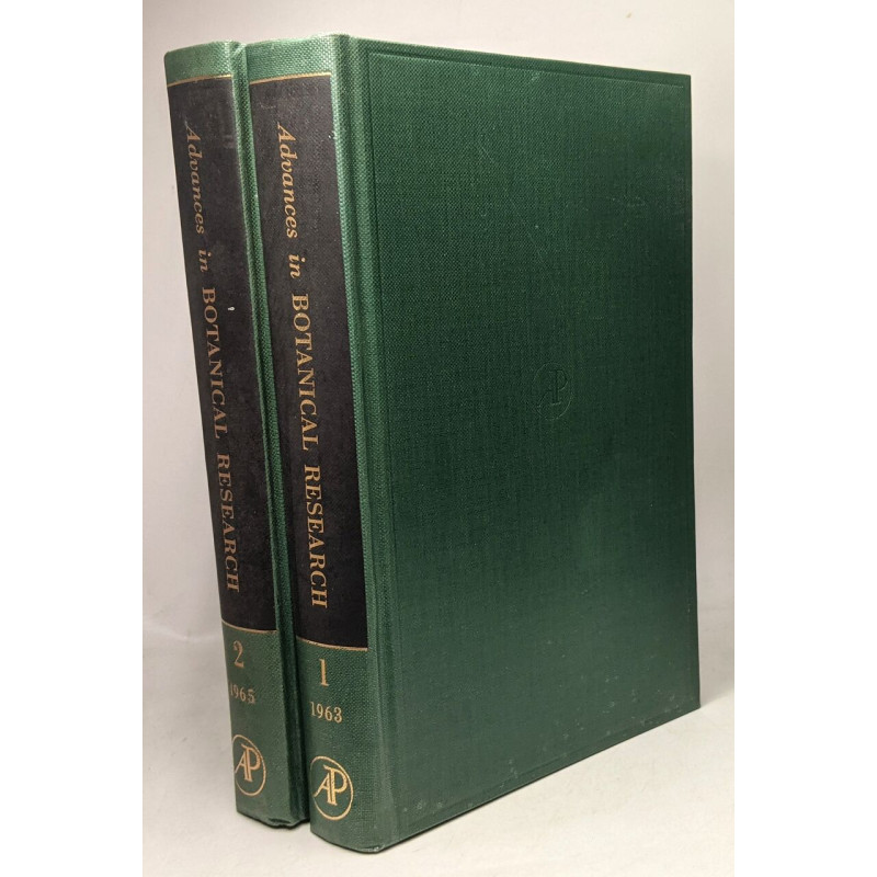 Advances in Botanical research - VOLUME 1 et 2