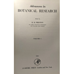 Advances in Botanical research - VOLUME 1 et 2