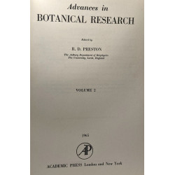 Advances in Botanical research - VOLUME 1 et 2