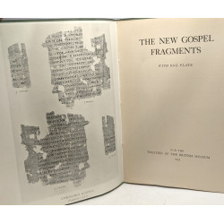 The new gospel fragments - with one plate