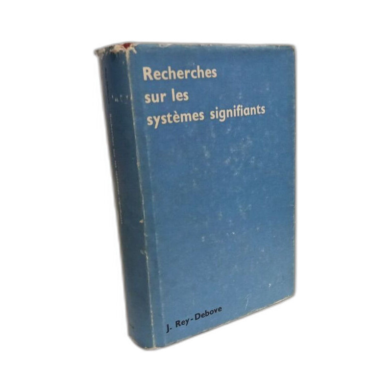 Recherches sur les Systemes Signifiants: Symposium de Varsovie 1968