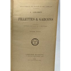 Fillettes et garçons - 10 gravures - bibliothèque des écoles et...