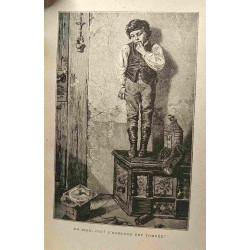 Fillettes et garçons - 10 gravures - bibliothèque des écoles et...