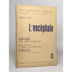 Lot de 5 numéros de "L'Encéphale. Journal de Neurologie et de...