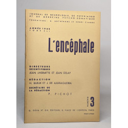 Lot de 5 numéros de "L'Encéphale. Journal de Neurologie et de...