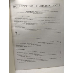 Bollettino di archeologia - TOME 7 Gennaio-Febbraio (1991)+ TOMO 8...