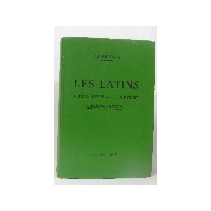 Les latins pages principales des auteurs du programme - classes de...