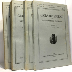 Giornale storico della letteratura italiana anno CXXXV fasc....