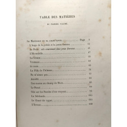 Poésies et nouvelles TOME 1 - 1855