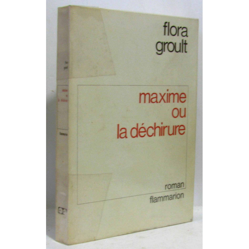 Maxime ou la déchirure