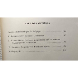 Bulletin de la société mathématique de Belgique - TOME X...