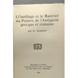 L'Outillage et le Matériel du Peintre de l'Antiquité grecque et...