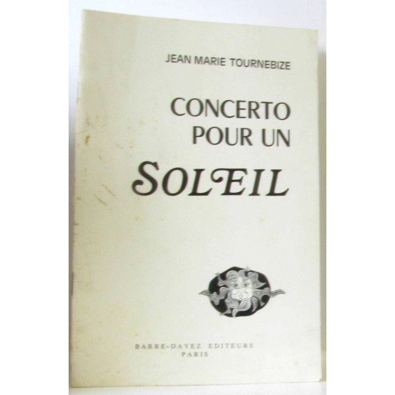 Concerto pour un soleil (hommage de l'auteur)