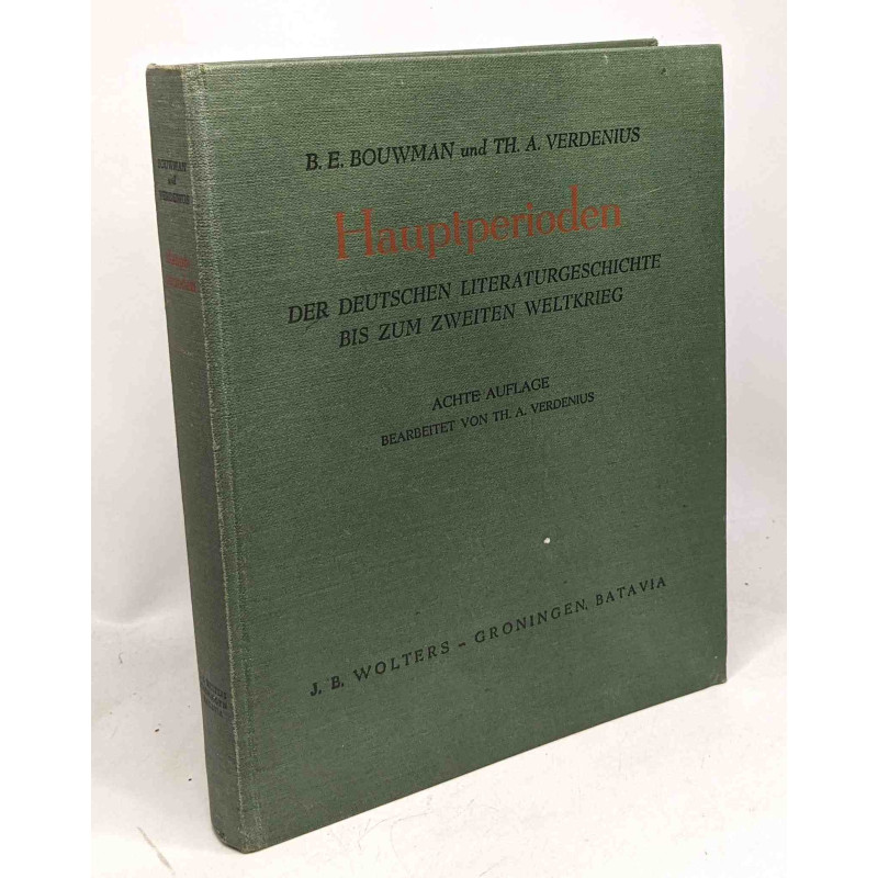 Hauptperioden der deutschen literaturgeschichte bis zum zweiten...