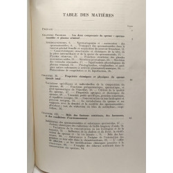 Biochimie du sperme - traduit par Brochart