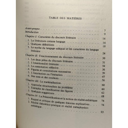 Sturcture du discours de la poésie et du récit