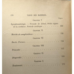 Les cirrhoses alcooliques du foie