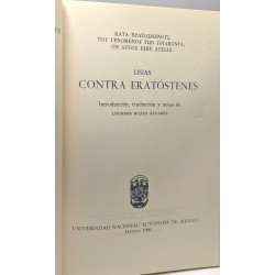 Lisias contra Eratostenes - Introducción traducción y notas de...