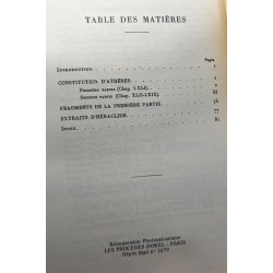 Aristote - Poétique 5e tirage 1969 + Constitution d'Athènes 8e...