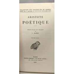 Aristote - Poétique 5e tirage 1969 + Constitution d'Athènes 8e...