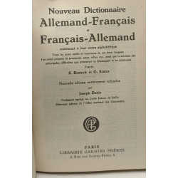 Deutsch-Französisches und Französisch-Deutsches Wörterbuch für...