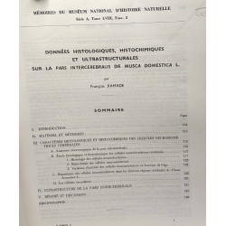 Données histologiques histochimiques et ultrastructurales sur la...