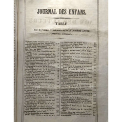 JOURNAL DES ENFANS rédigé par toutes les sommités littéraires et...