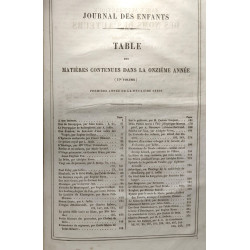 JOURNAL DES ENFANS rédigé par toutes les sommités littéraires et...