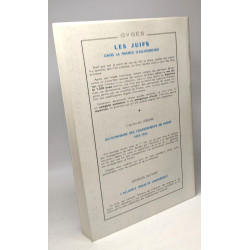 Les Juifs dans la France d'aujourd'hui - documents et témoignages