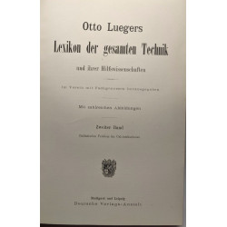 Luegers Lexikon der gesamten Technik und ihrer Hilfswissenschaften...